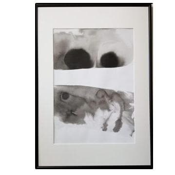 モノクロ絵画　抽象画　アート　B2サイズ　インテリア