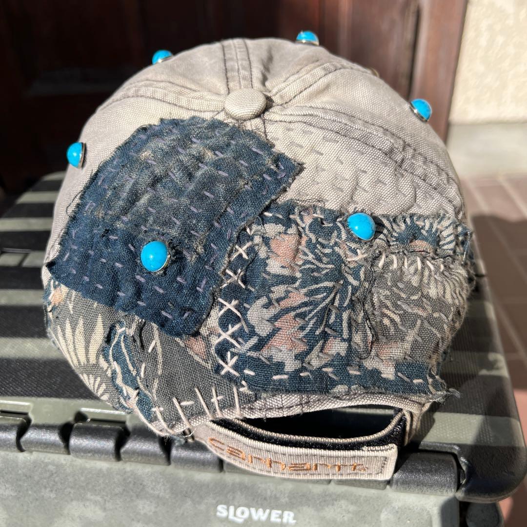 SASHIKO BORO CAP Carhartt 襤褸　カーハート　刺し子