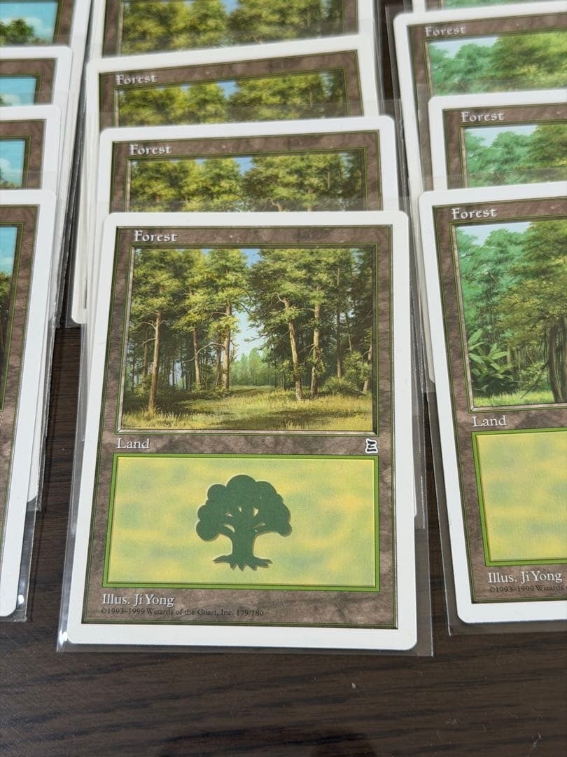 mtg ptk ポータル三国志　基本土地　英語版　沼　島 　森　山　平地　63枚
