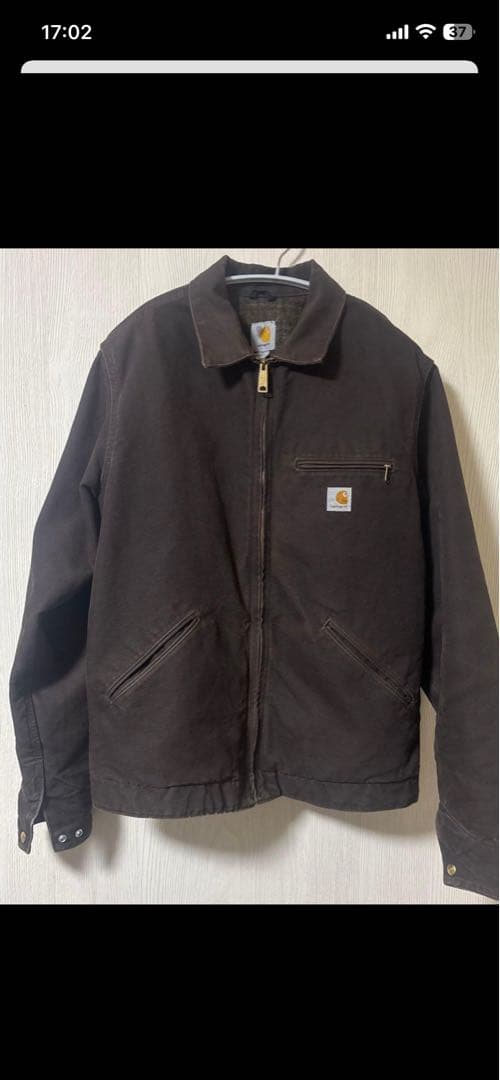 カ*ア様 Carhartt ブラウン　デトロイトジャケット　Mサイズ