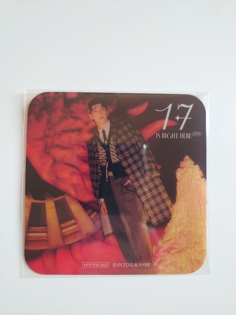 【WONWOO•ウォヌ】SEVENTEEN　ポーチ　チャーム　ステッカー　トレカ