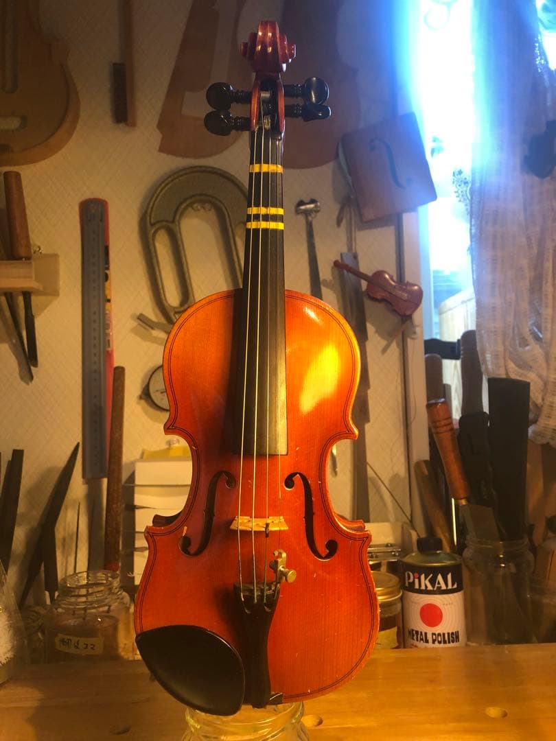 【駒&魂柱調整済】Suzuki分数バイオリンNo280 1/16 1989