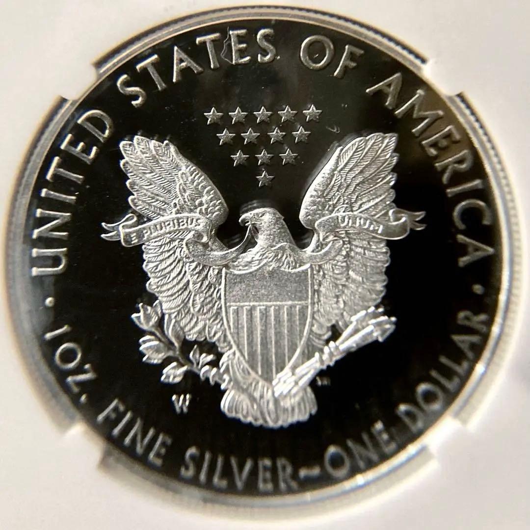 NGC最高鑑定★2021年アメリカ1ドル シルバーイーグル銀貨★PF70UC