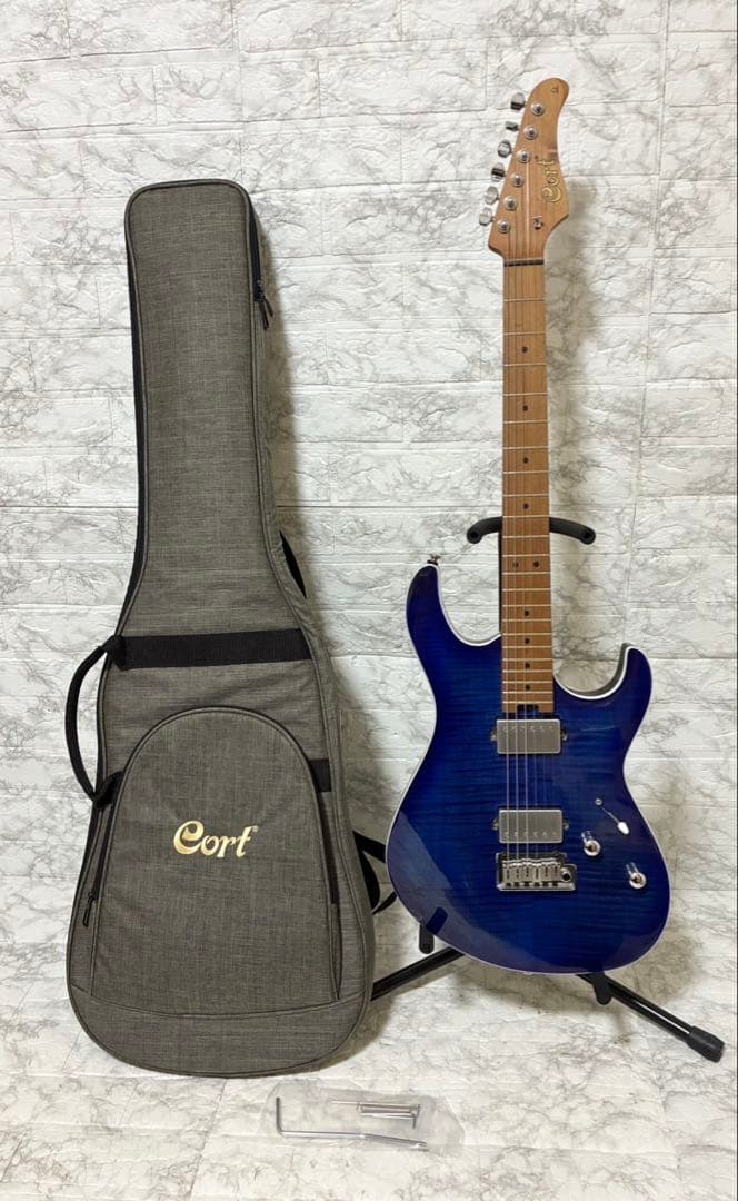 【美品 動作OK】Cort G290 FAT II ブライトブルーバースト