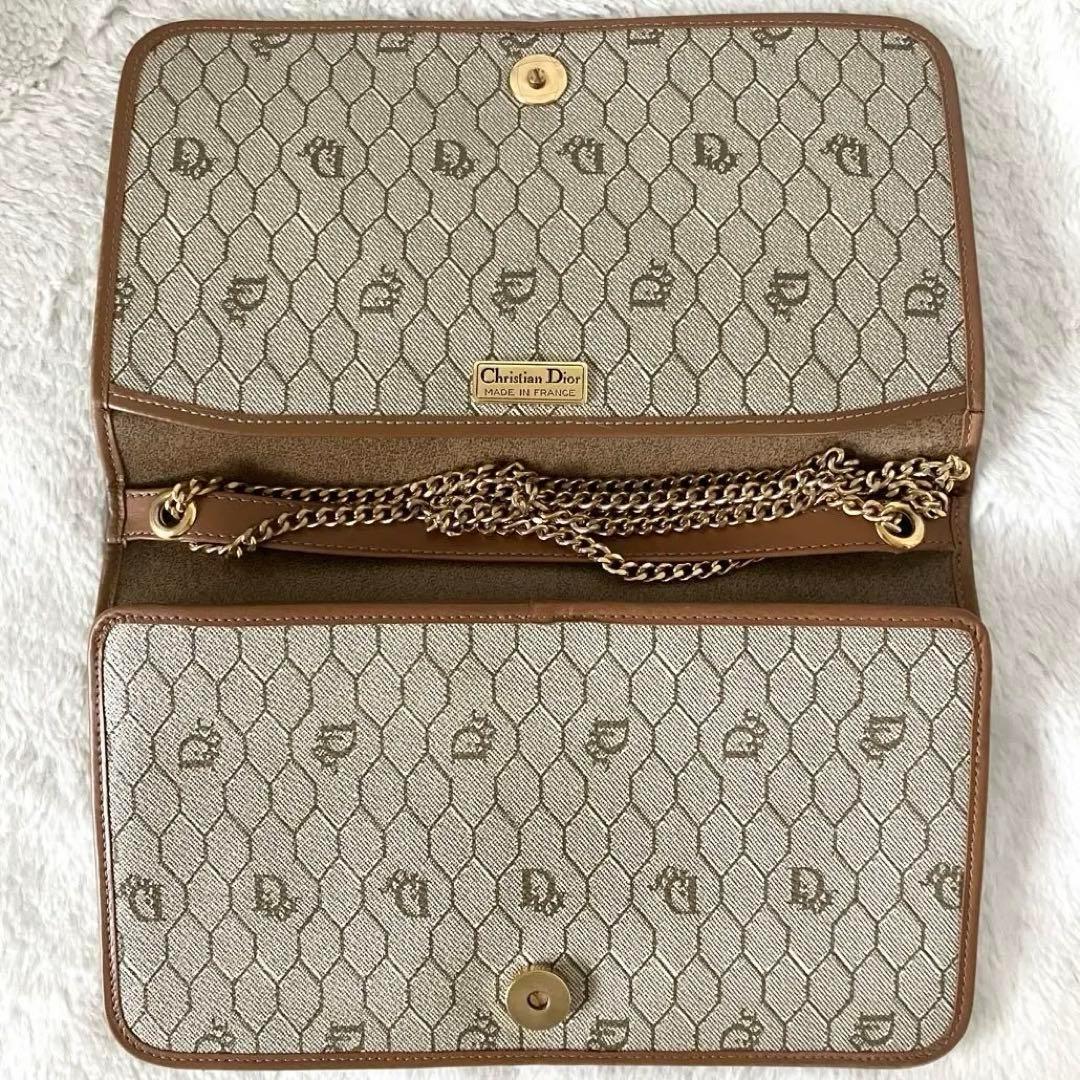 クリスチャンディオール レザー PVC ヴィンテージ 3way チェーンバッグ