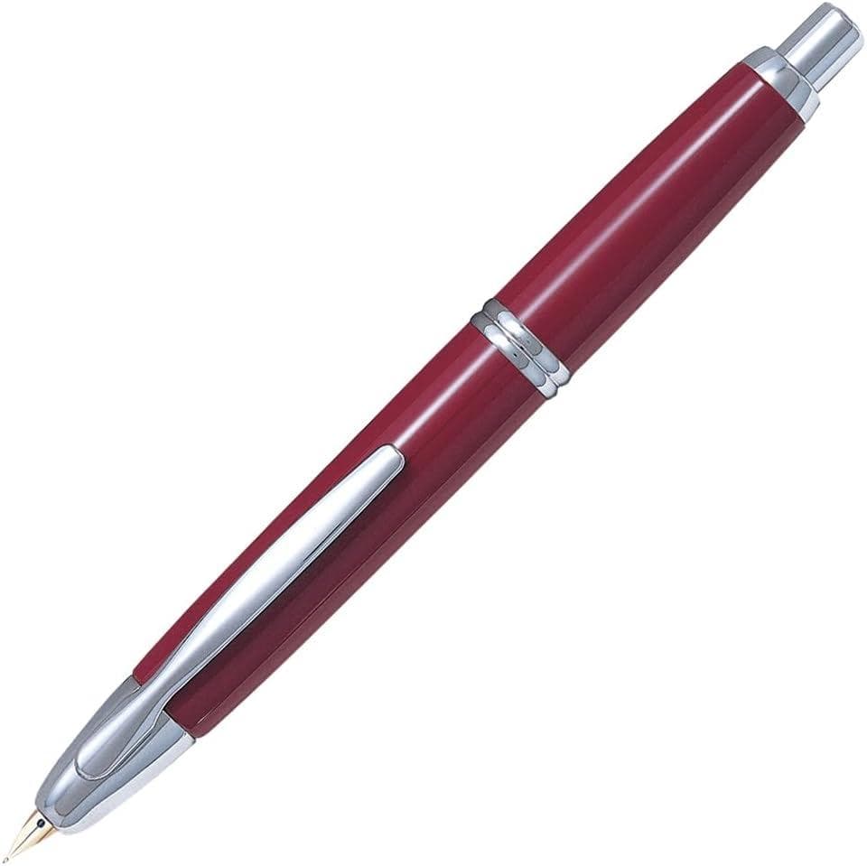 パイロット 万年筆 キャップレス 中字 ディープレッド FCN-1MR-DR-M