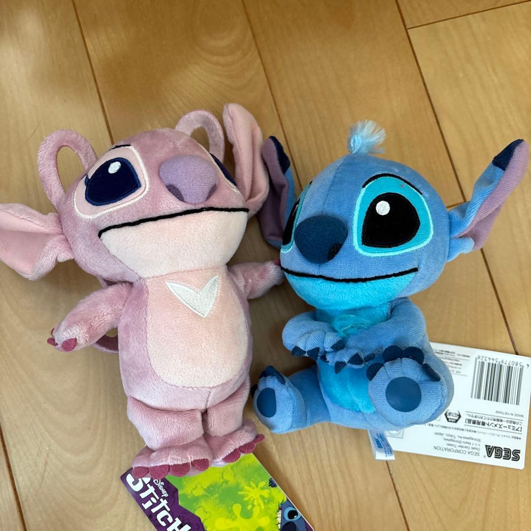 ディズニー　スティッチ エンジェル　ぬいぐるみ　スクランプ　マグネット