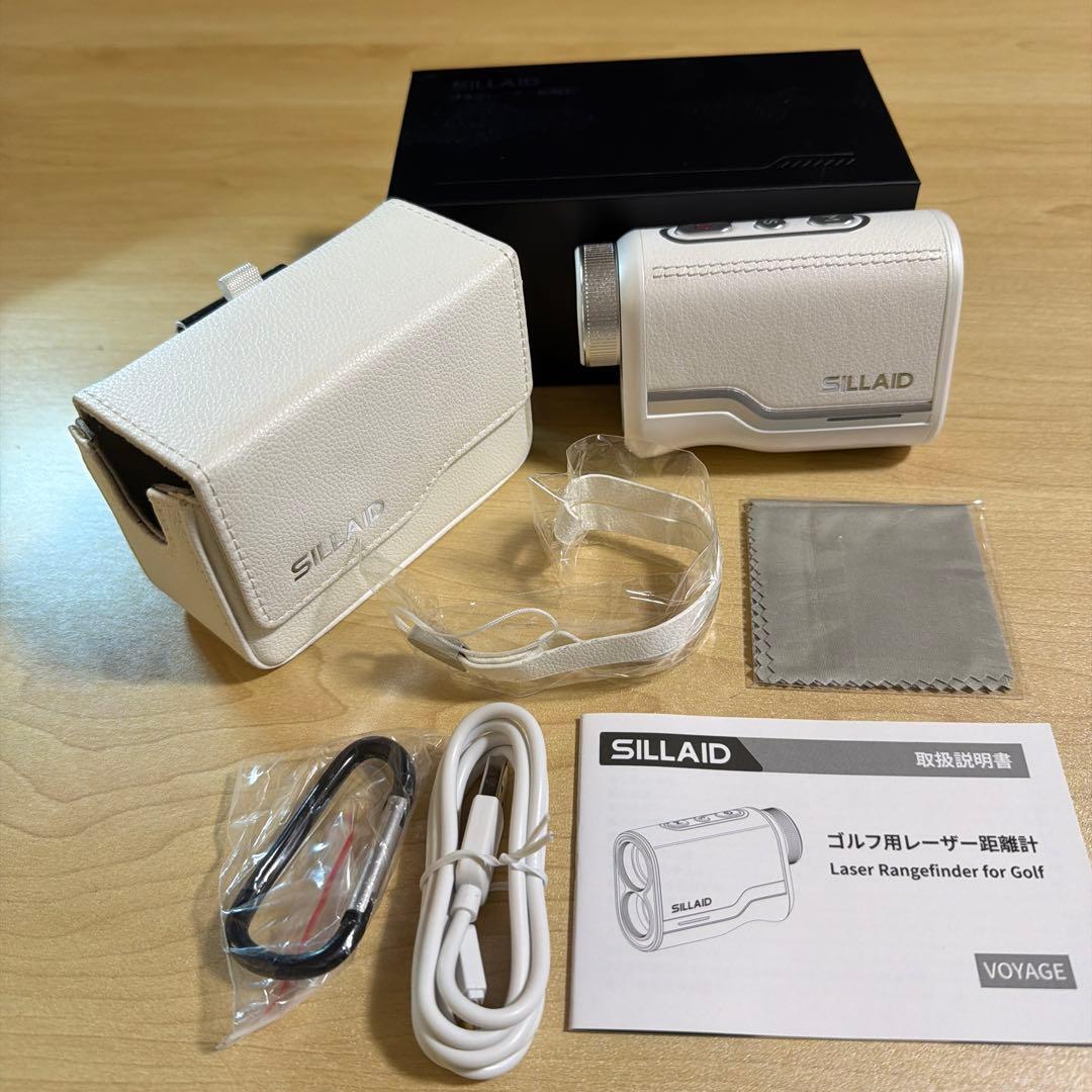 クミコ【美品】SILLAID ゴルフ用レーザー距離計 ホワイト