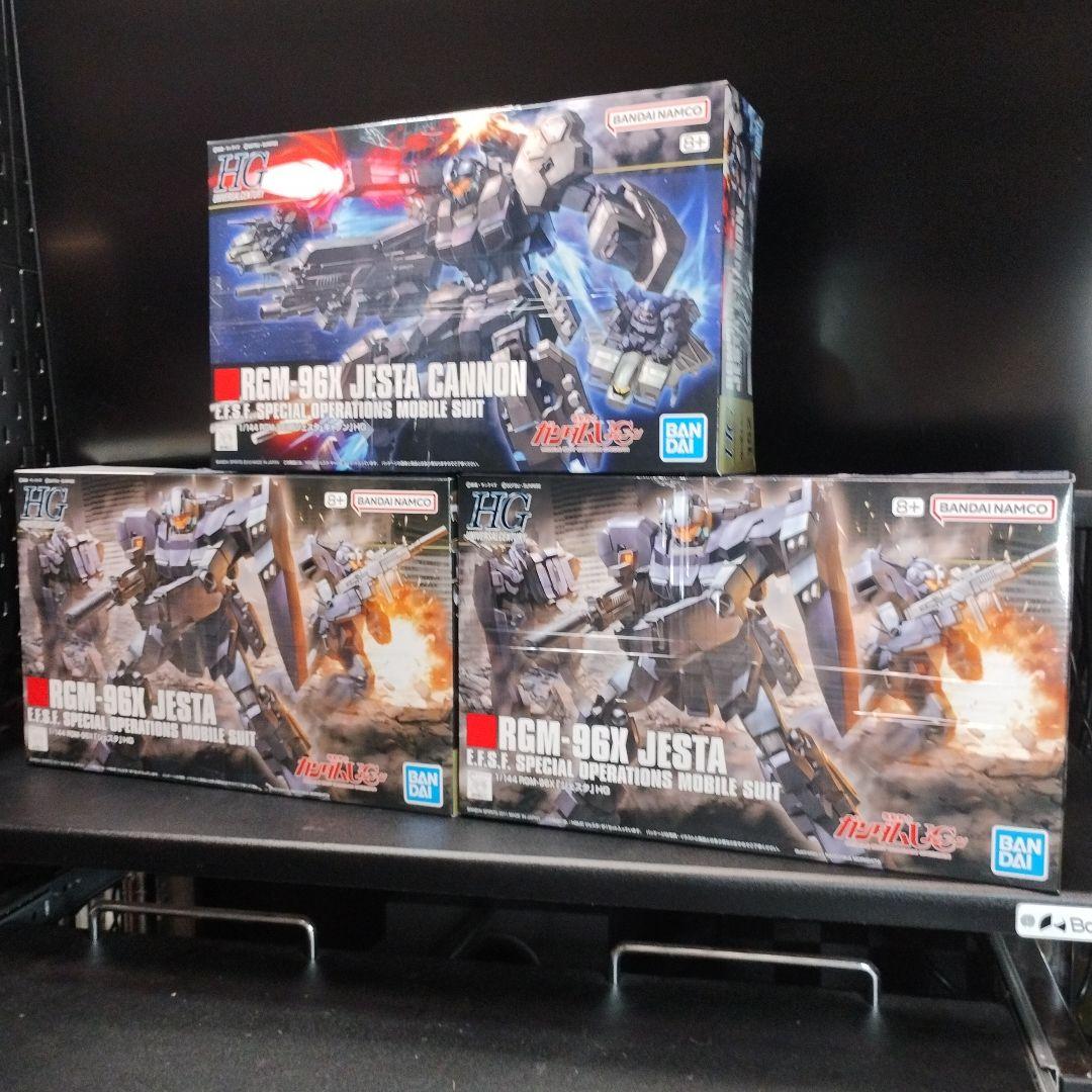 未開封新品 HGUC ジェスタ・キャノン＋ジェスタx2 合計3個セット