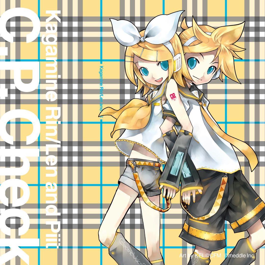 鏡音リン・レン 等身大タペストリー