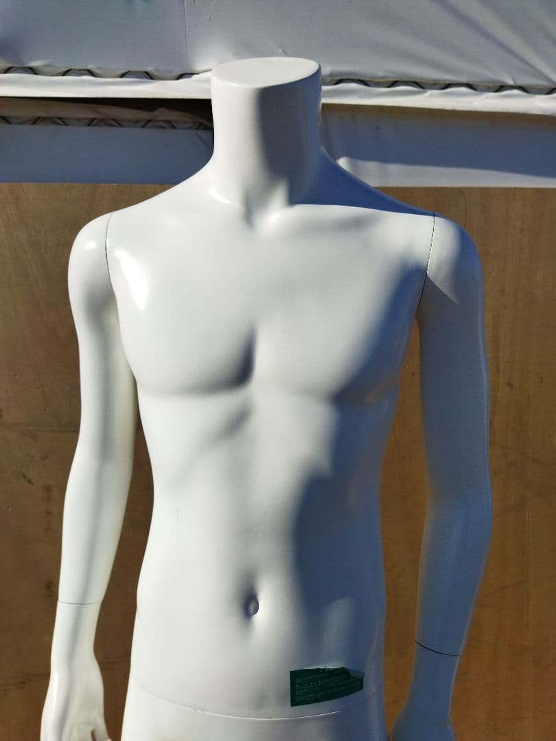 男性用マネキン トルソー 約53×50×H180cm　人形　等身大