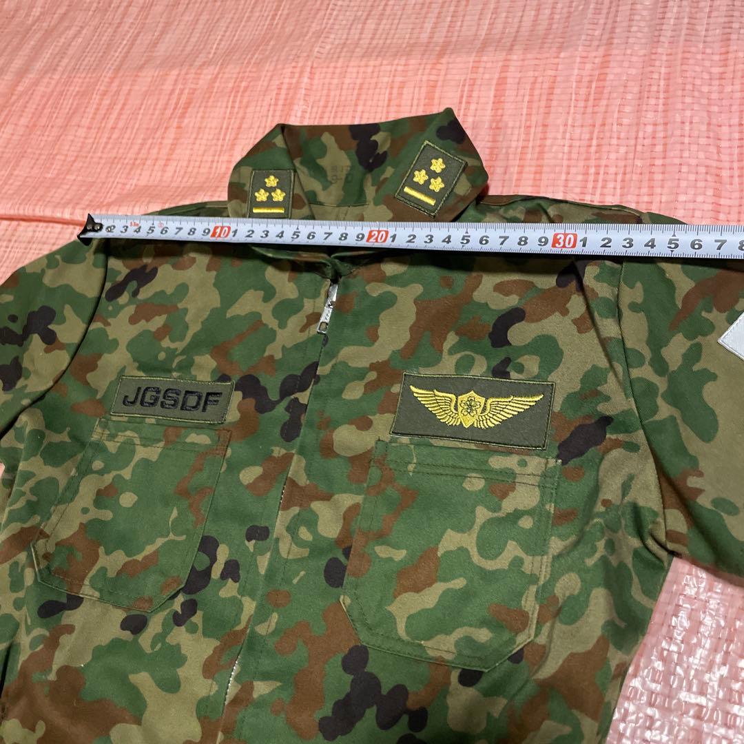 航空ショーキッズ迷彩柄深い緑♡新品未使用同様♡