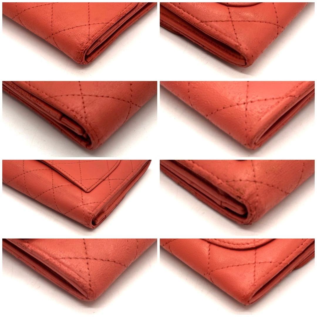 R*⭐様 CHANEL　二つ折り財布 クラシックマトラッセ ココマーク キルティ