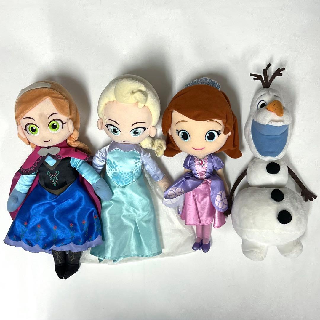 SEGA セガ 非売品 アナと雪の女王 ぬいぐるみ 4体セット