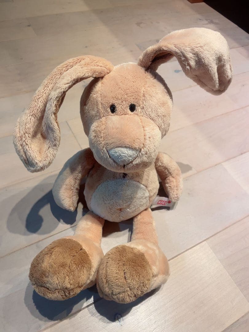 NICIベージュのウサギぬいぐるみ 40センチ(生産終了)