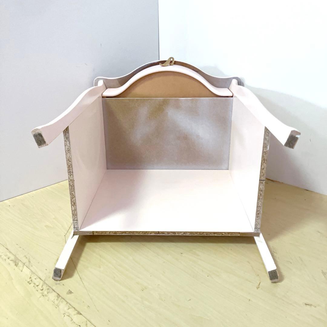 アンティーク調　ロココ調　ドレッサー　コンソール　ピンク　電源付き