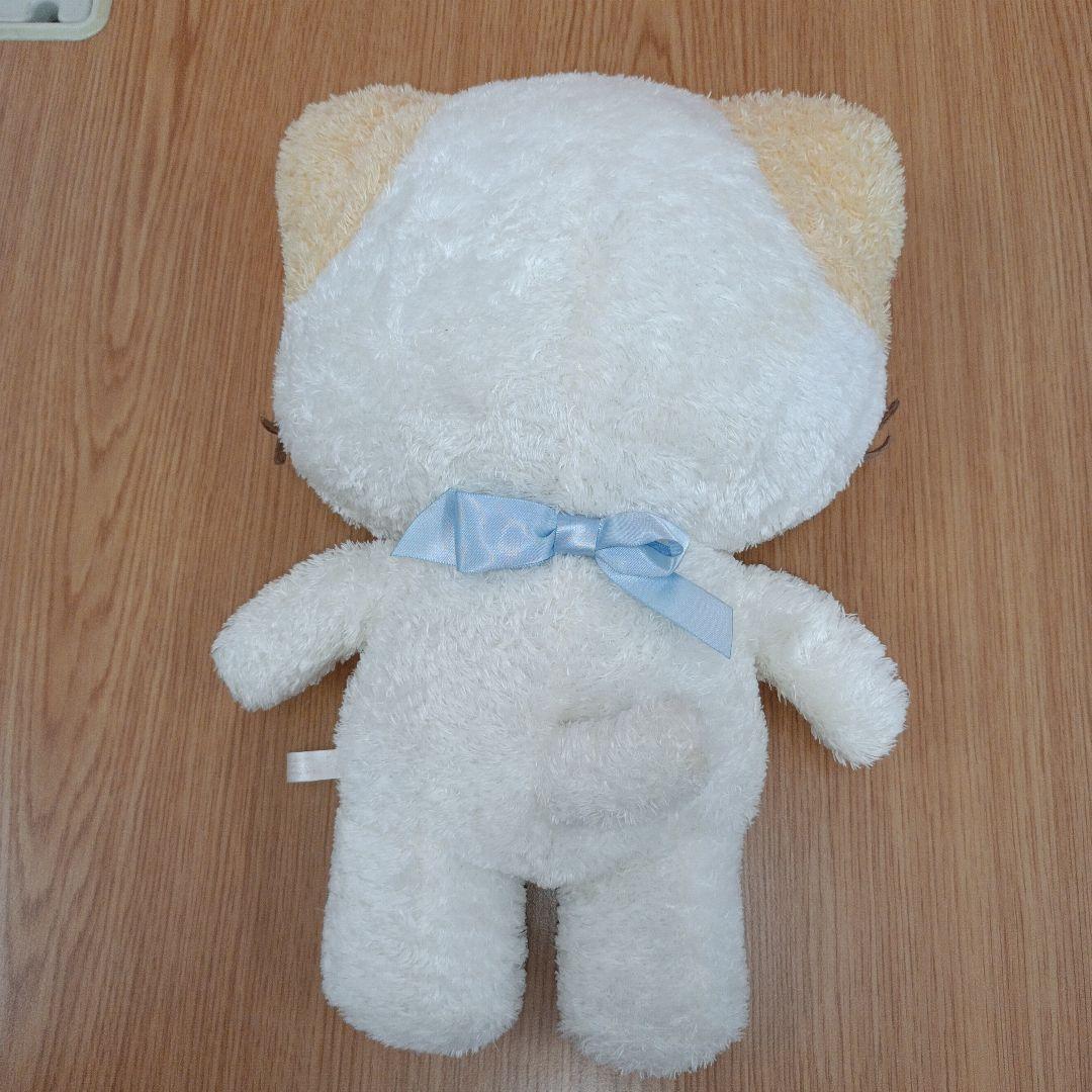 レア/希少　サンリオ　マシュマロみたいなふわふわにゃんこ　ぬいぐるみ　平成レトロ