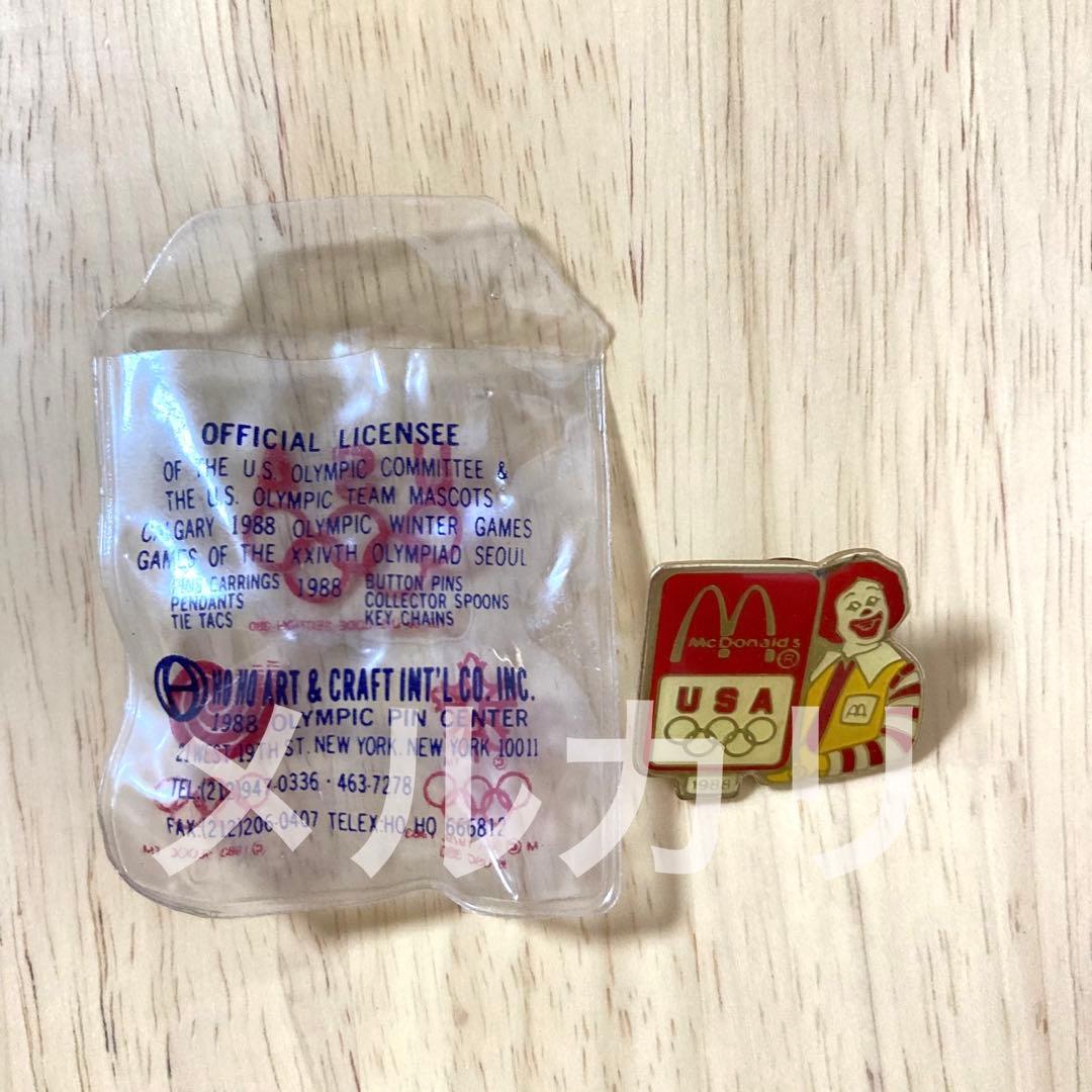 マクドナルド ソウルオリンピック USA ピンバッジ　フルセット　希少