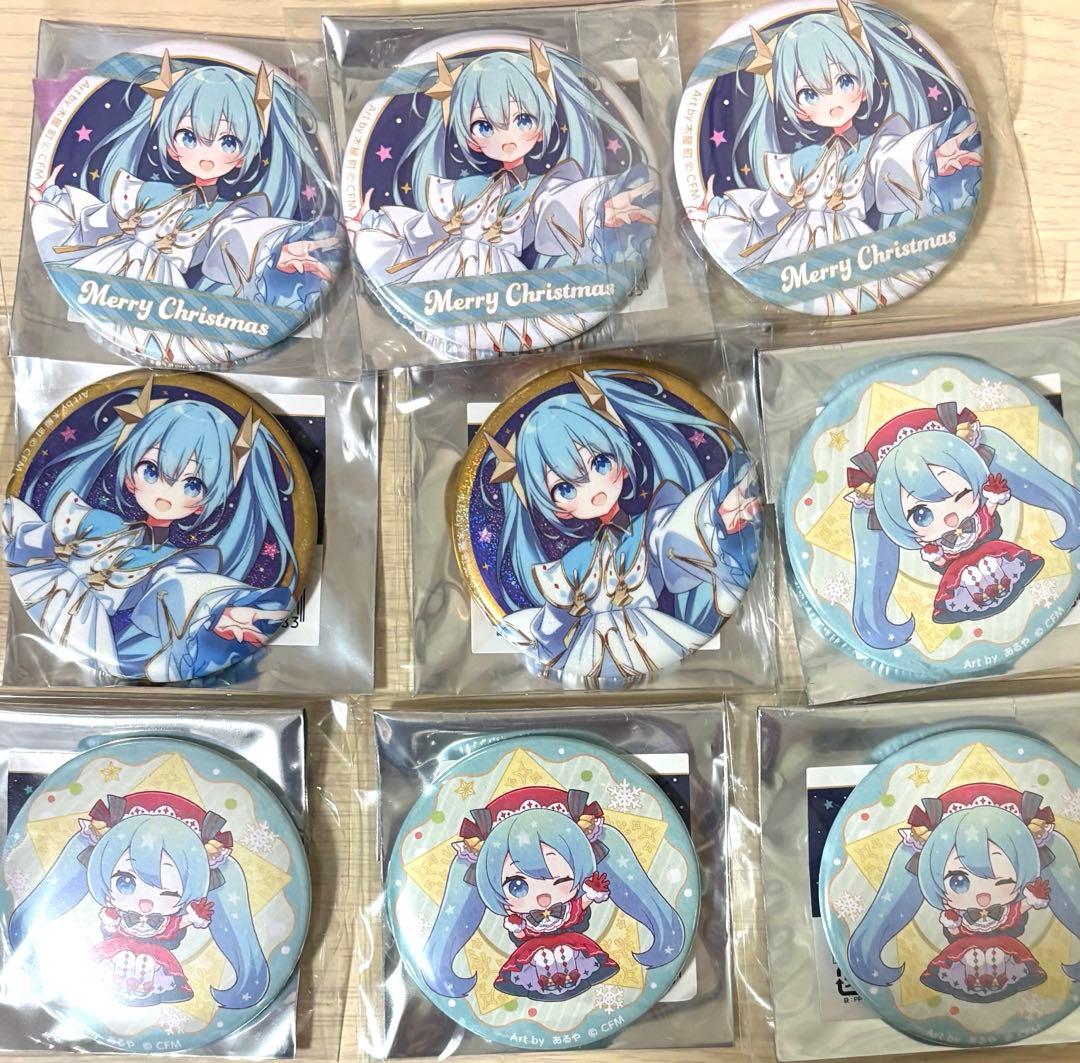 初音ミク Xmas shop 2023 缶バッジ クリスマス
