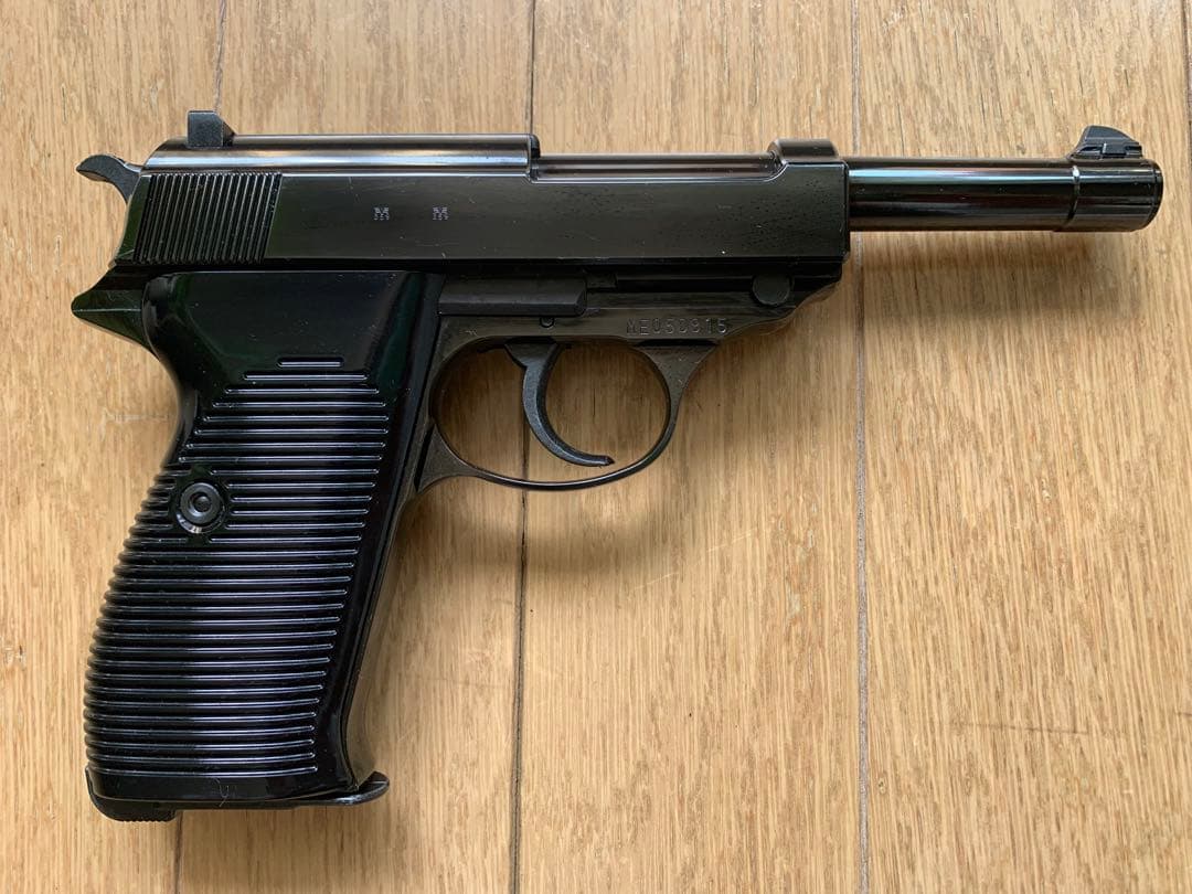 マルゼン　ワルサーP38 ブラックメタル　ガスブローバック