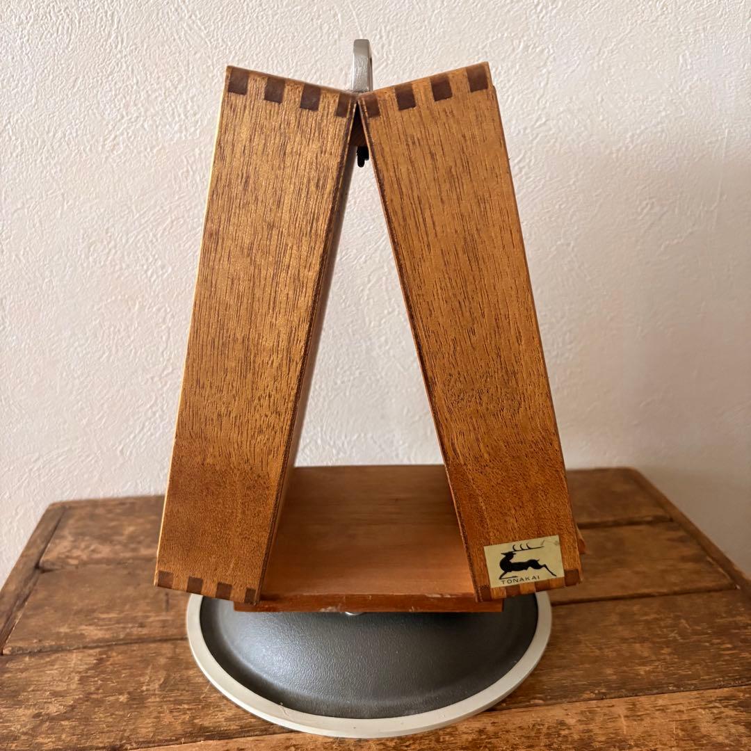 レトロ　トナカイ印　印鑑タワー　回転式ゴム印ケース　古道具 ショーケース　昭和