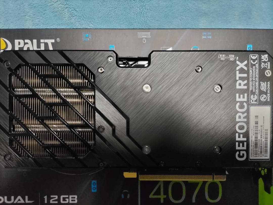 の*ぬ様 PALIT RTX 4070 12GB GDDR6X