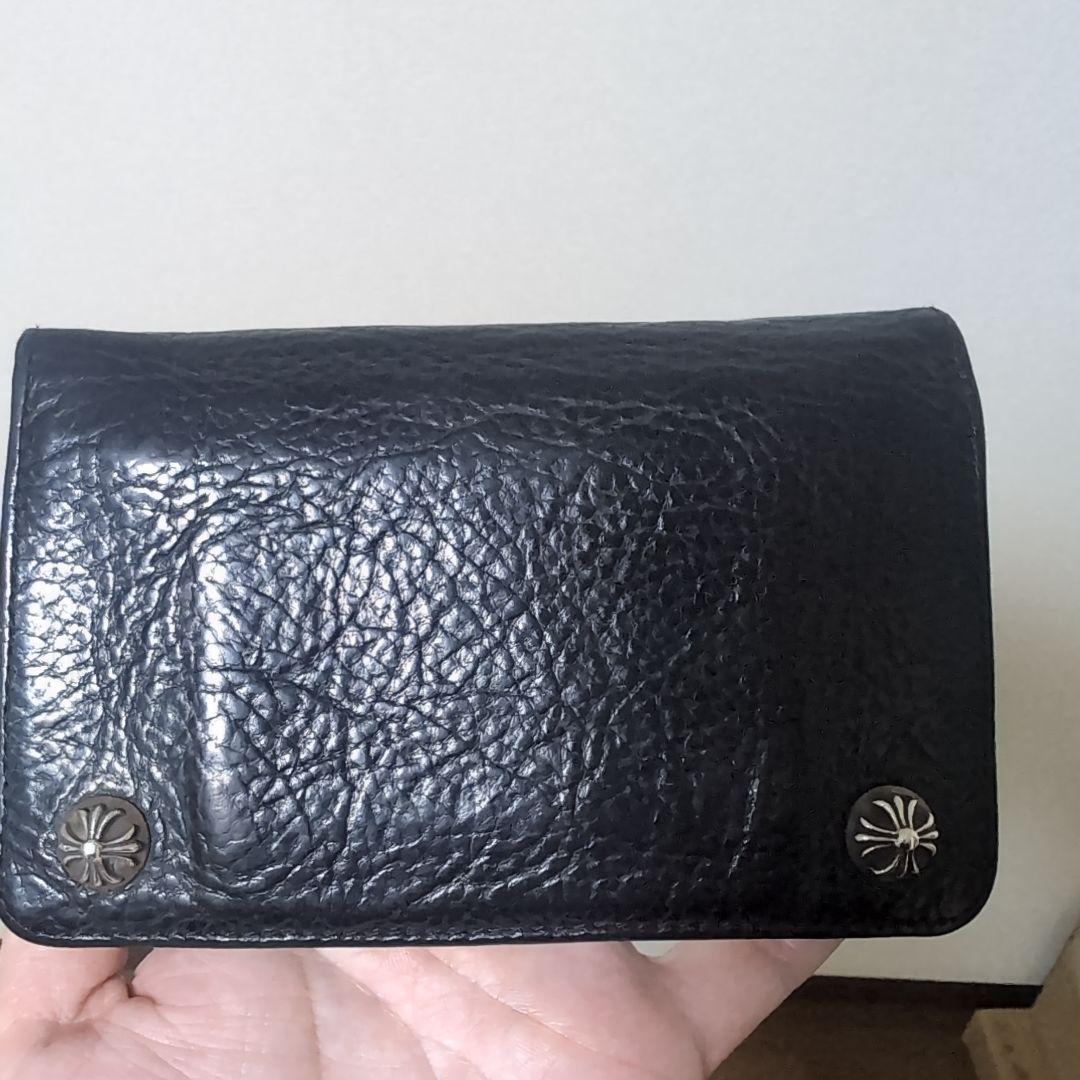 chromehearts2zipwalletアイアンクロスストラップ付き最終価格