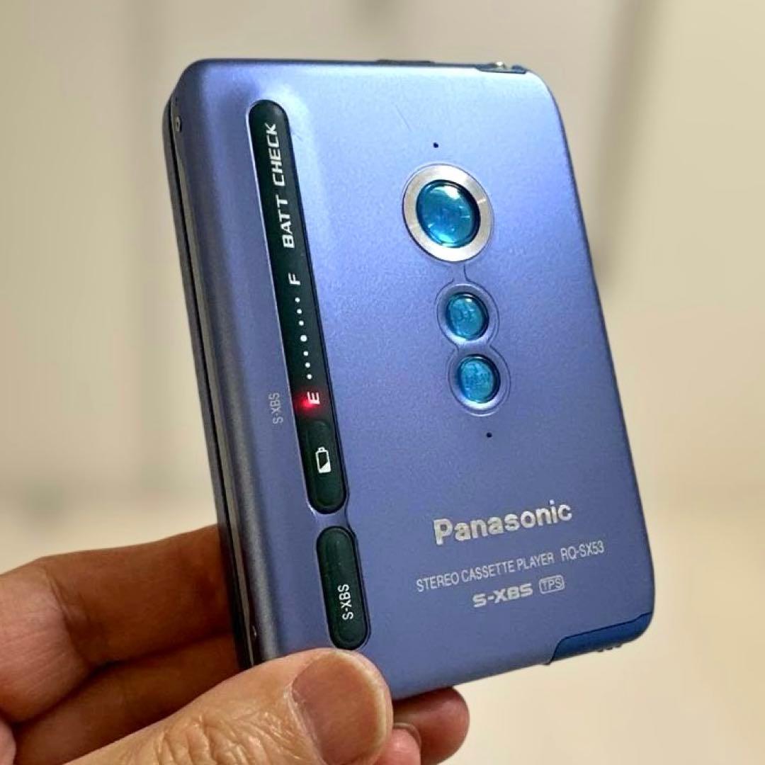 【極美品DE修復品】Panasonic カセット プレーヤー RQ-SX53