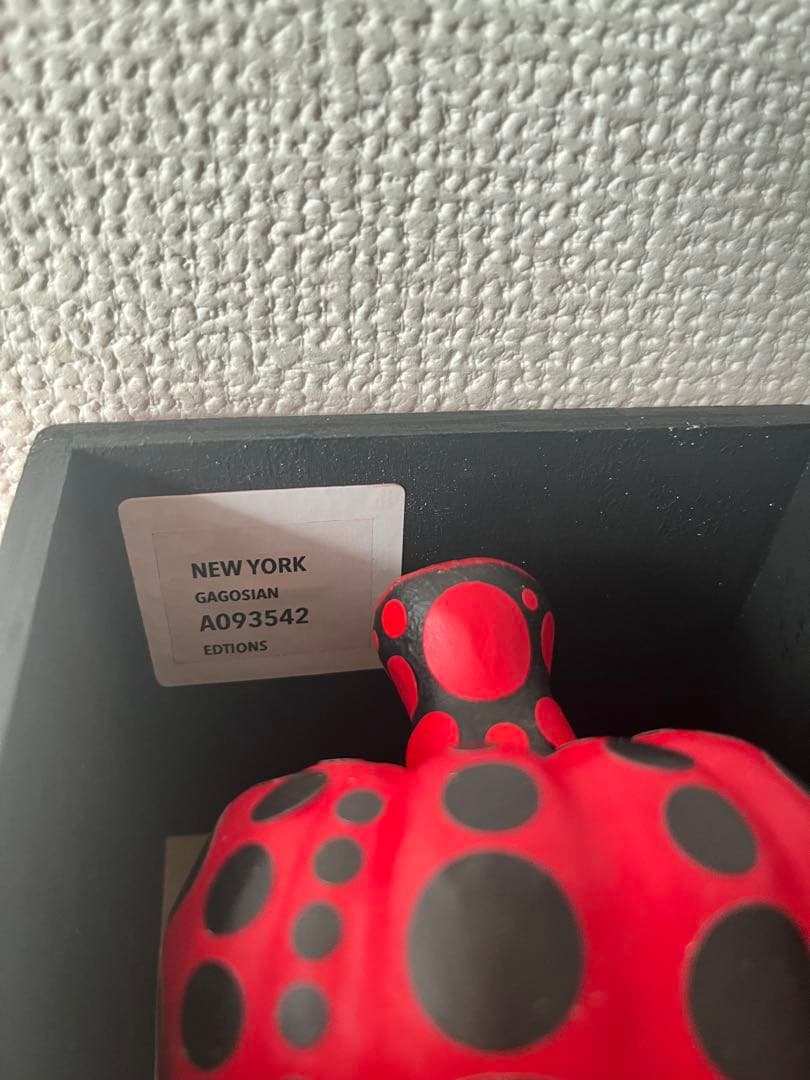 美品 草間彌生展 かぼちゃ 展示用オブジェ　「GAGOSIAN」作品 村上隆