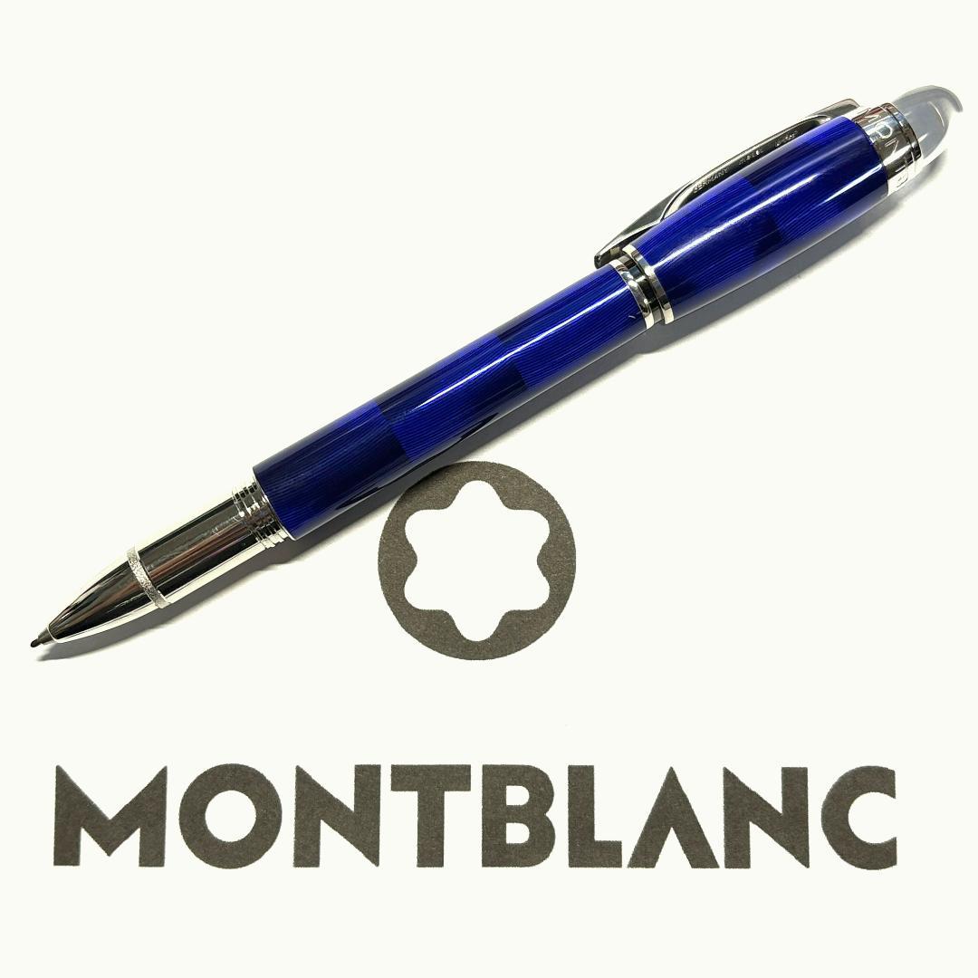 242.モンブラン　スターウォーカークールブルー　ファインライナー 　美品