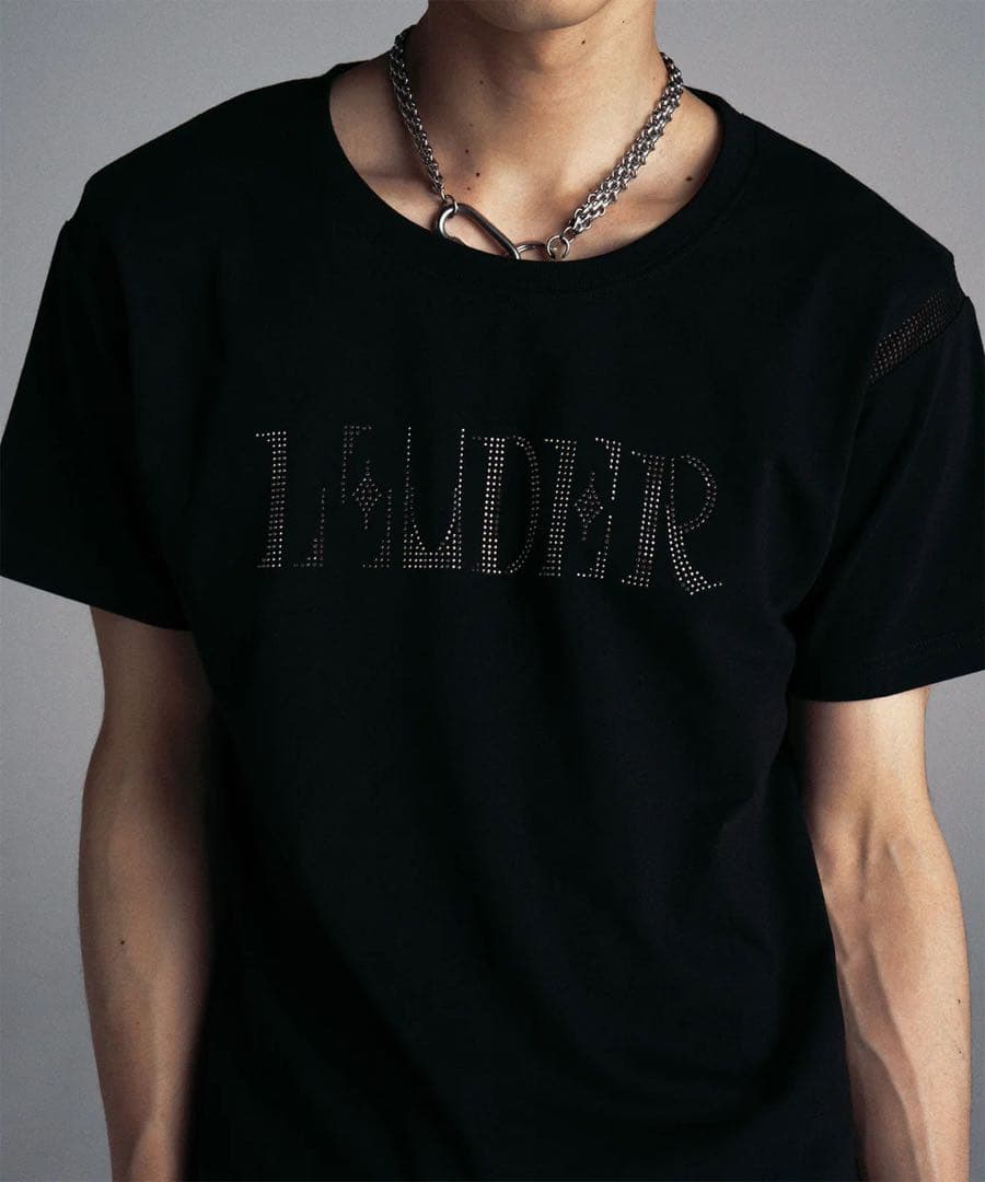 【即完品】jentlouis ラインストーンTシャツ
