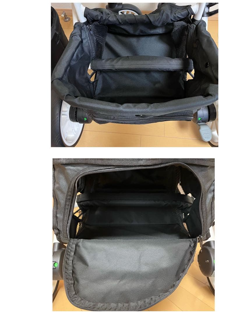 【美品】ピッコロカーネタントⅡ ハンドル7段階調節　レインカバーボトルホルダー