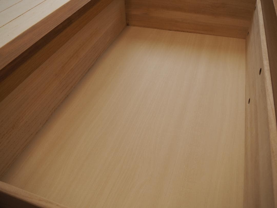 無印良品　収納ベッド　シングル　オーク材