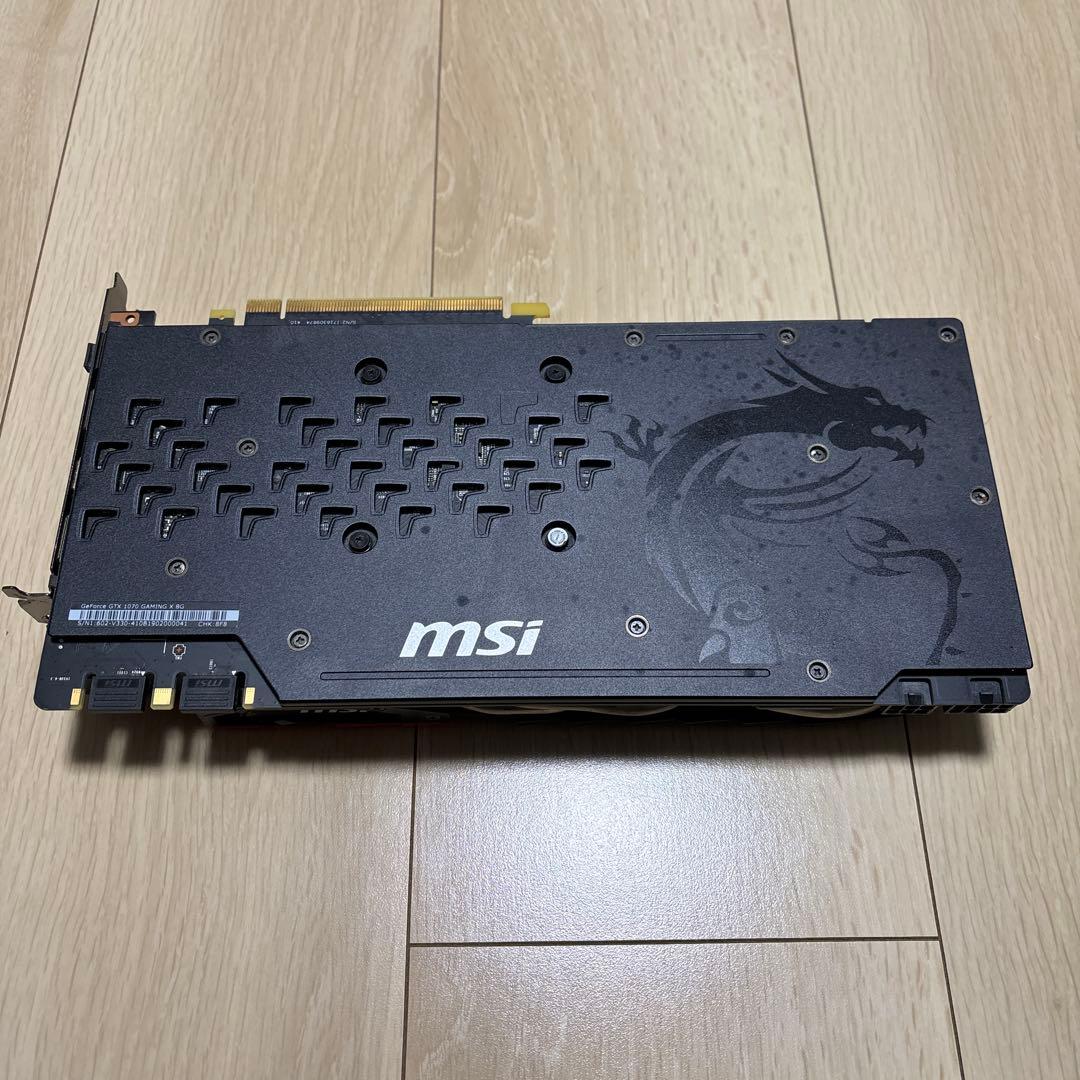 グラフィックボード・グラボ・ビデオカード msi geforce GTX1070 GAMING X 8G