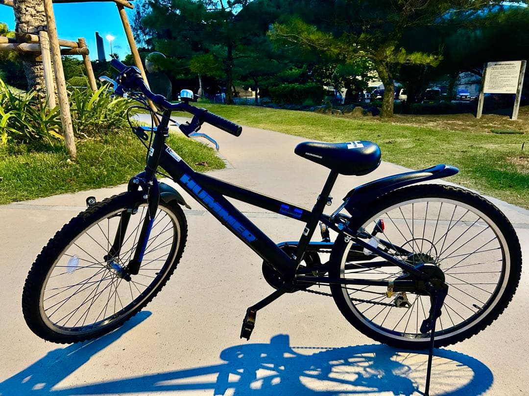 沖縄本島のみ【美品】★ハマー子供自転車★24インチ