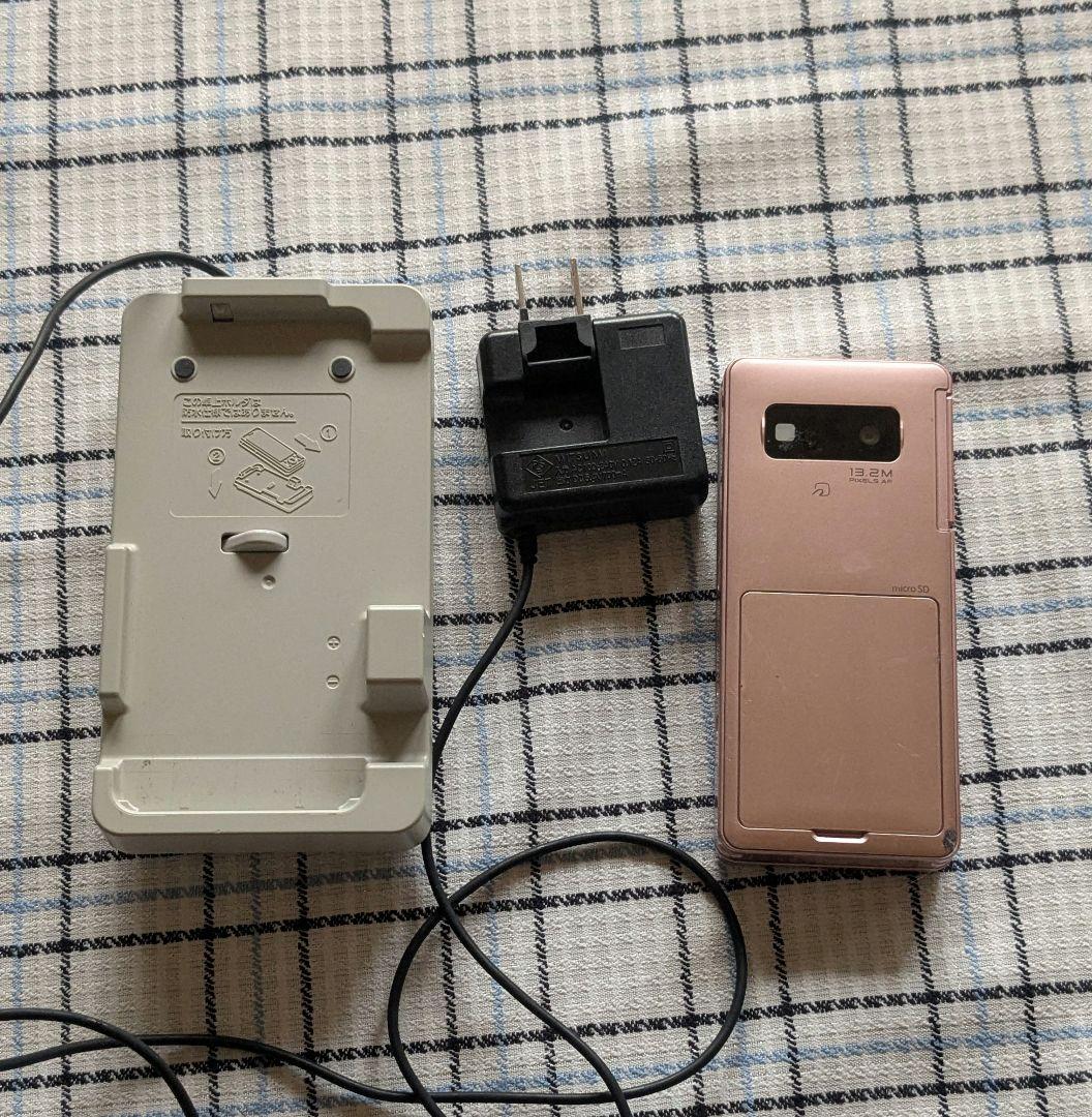 docomo foma p-03d ピンクゴールド ガラケー