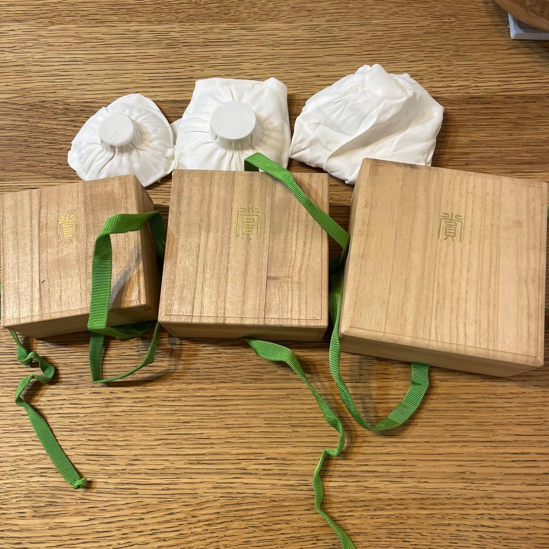 シルバー製桜彫刻セット