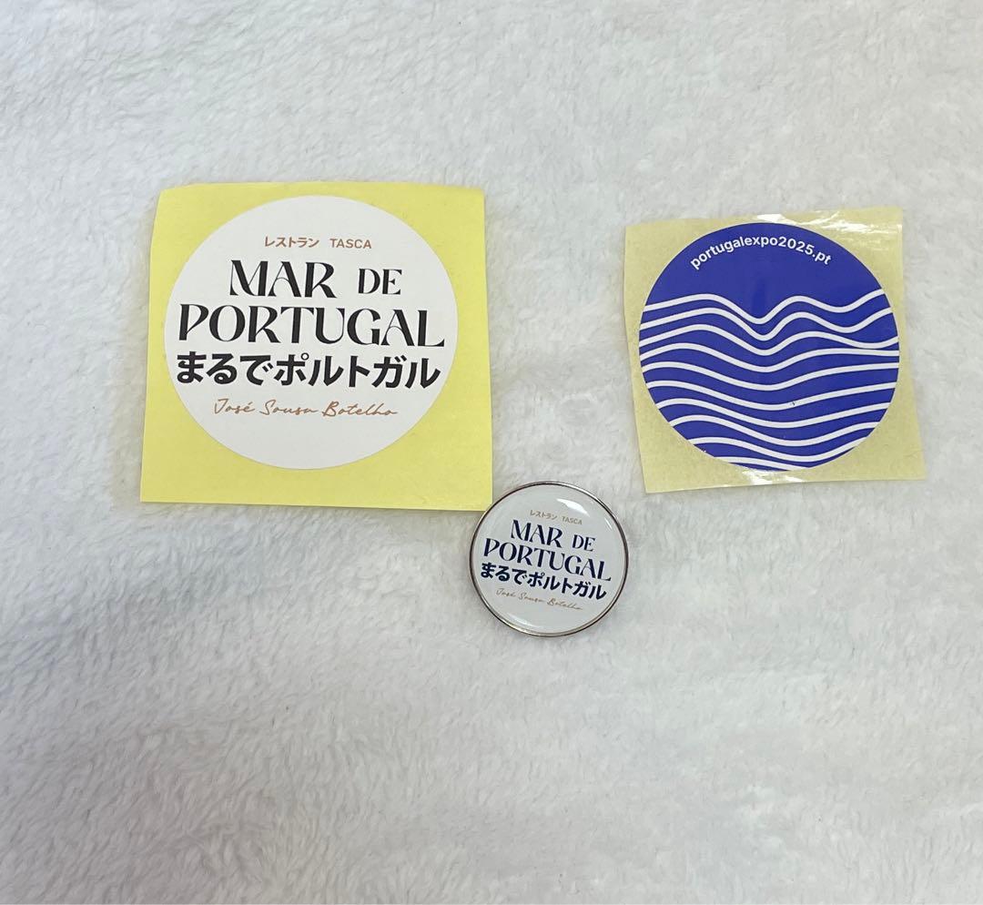 Rei様　大阪・関西万博 ポルトガル館 レストラン 限定ピンバッジ　ステッカー