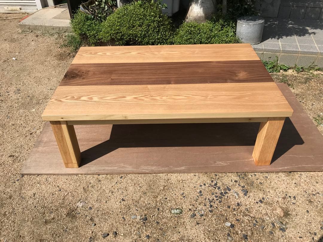 大型こたつテーブルウォールナット・タモ150日本製・ヒーター別売り