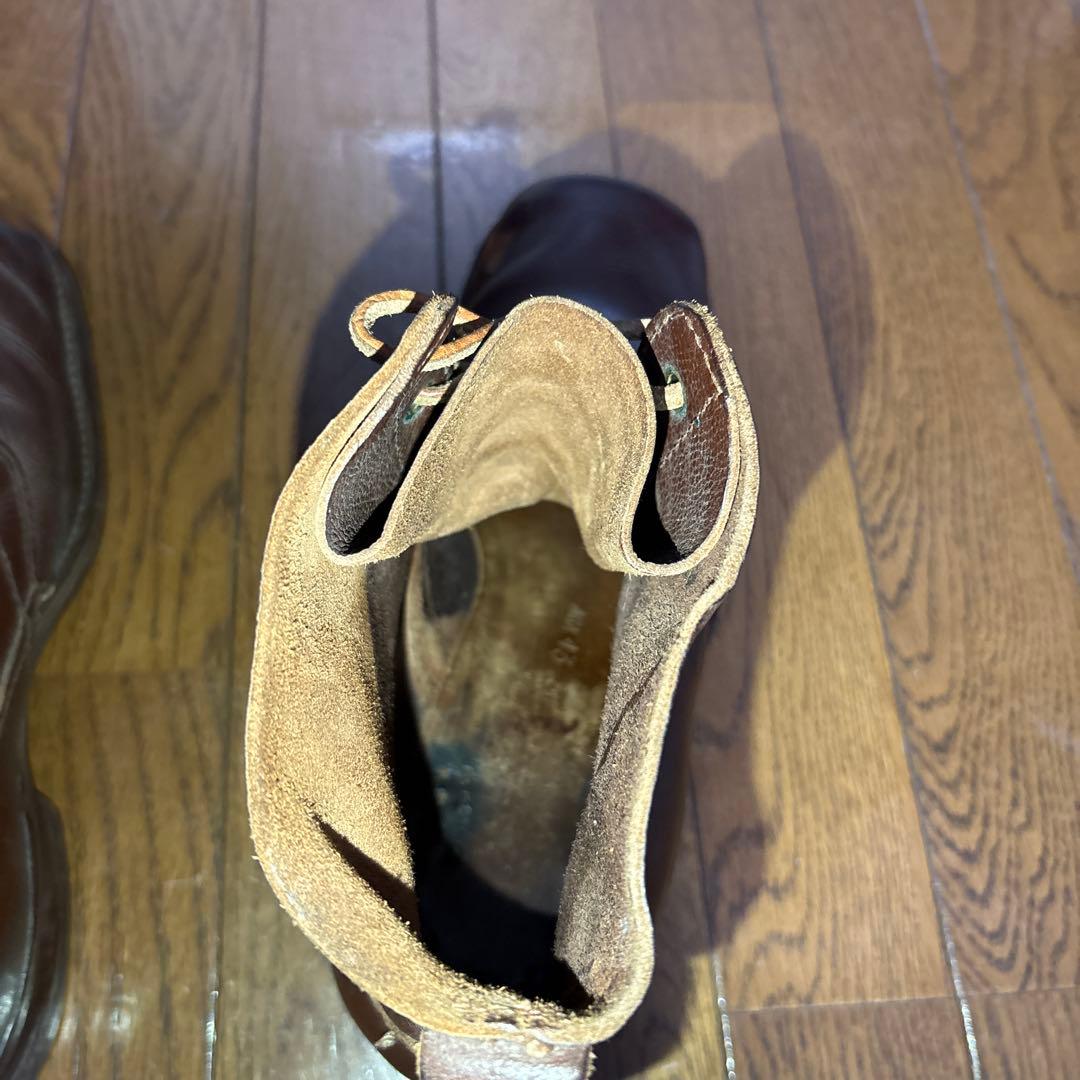 スウェーデン軍　実物　コンバットブーツ　軍靴　ヴィンテージ　ワークブーツ　50s