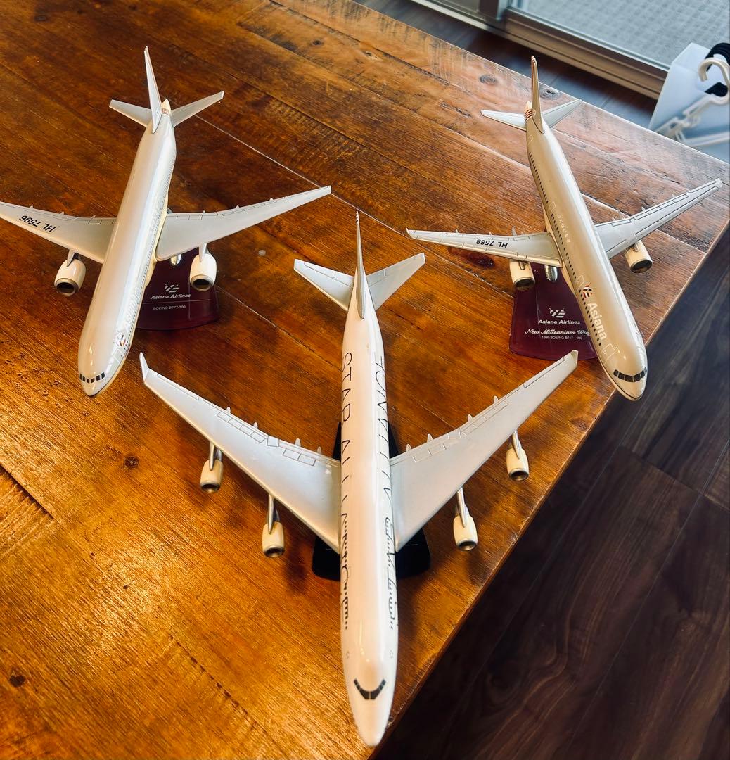【希少】アシアナ航空3機セット 1/200スケール