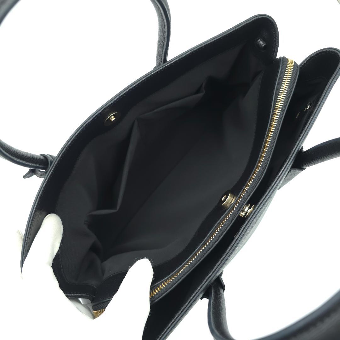 未使用 FURLA フルラ 2WAY テッサ ハンドバッグ ショルダー ブラック