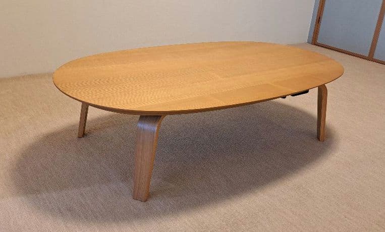 【tmd】【無印良品】木製楕円形こたつ