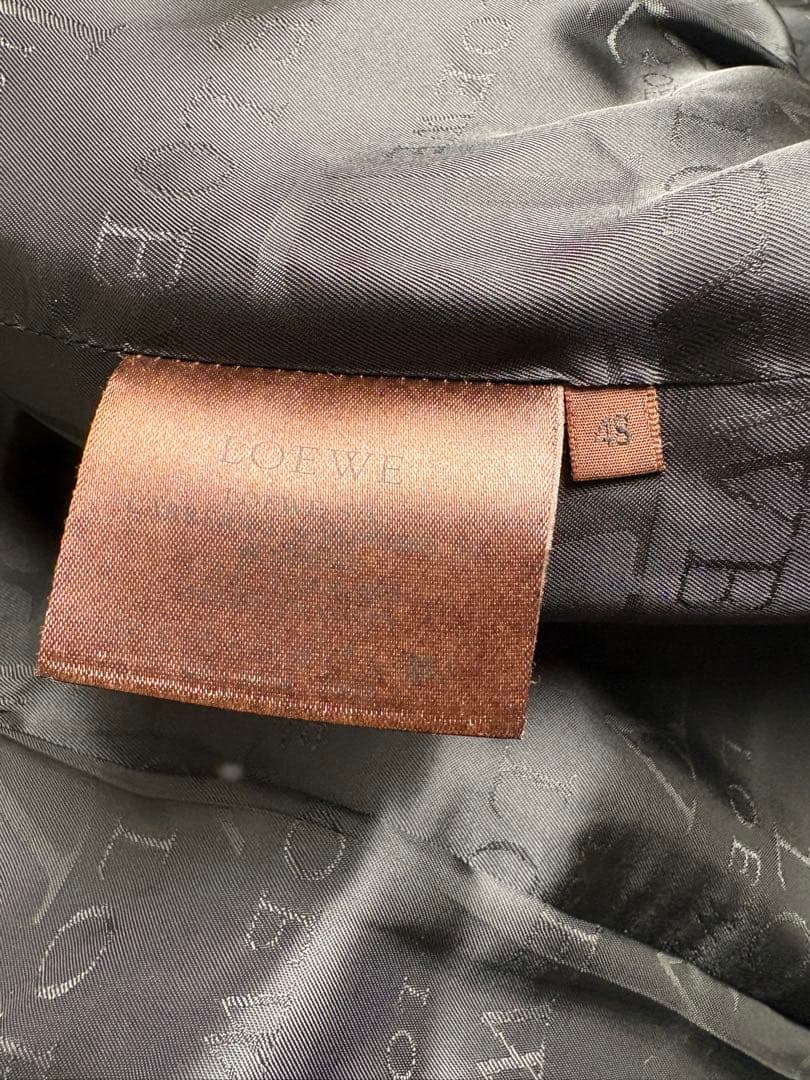 ジャケット・アウター LOEWE cordero lamb leather jacket black