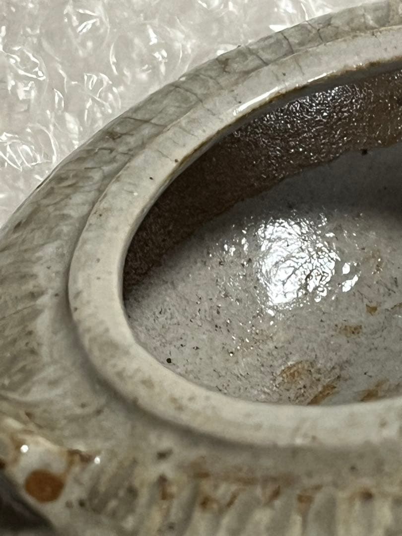 香炉　萬古焼　春山