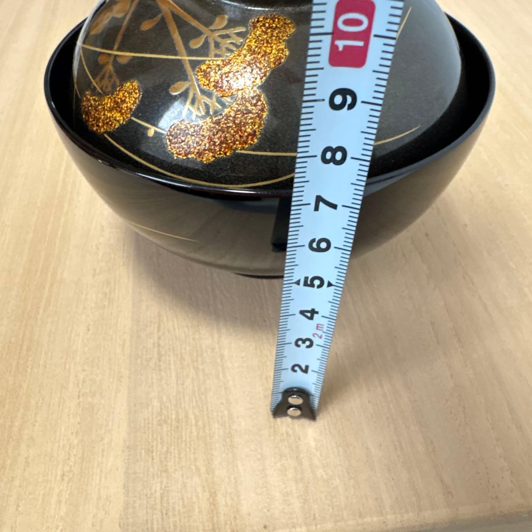 輪島塗 吸い物椀 5客セット / 木箱入り