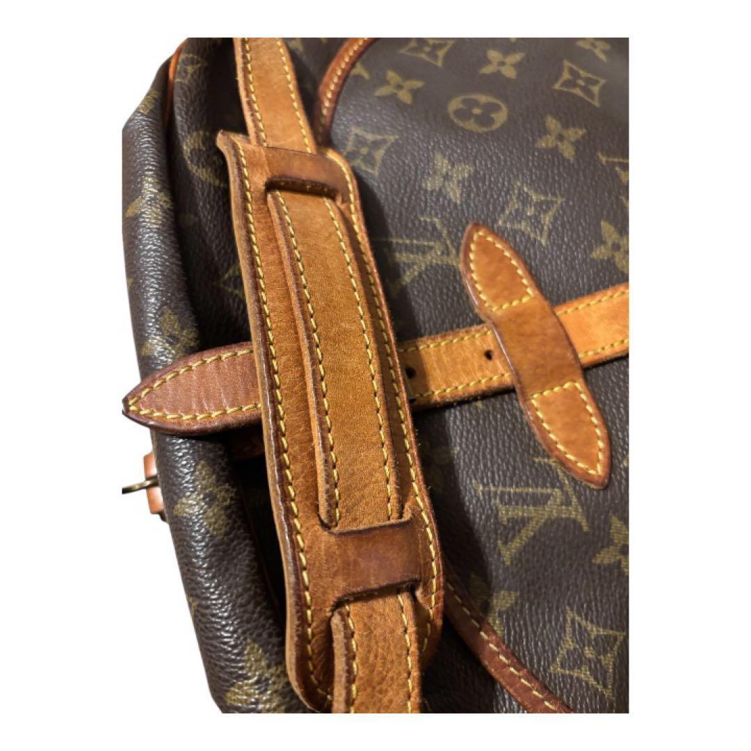 ルイ・ヴィトン モノグラム ソミュール30 ショルダーバッグ フランス製