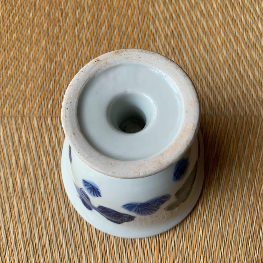 古伊万里 盃洗 金魚 染付