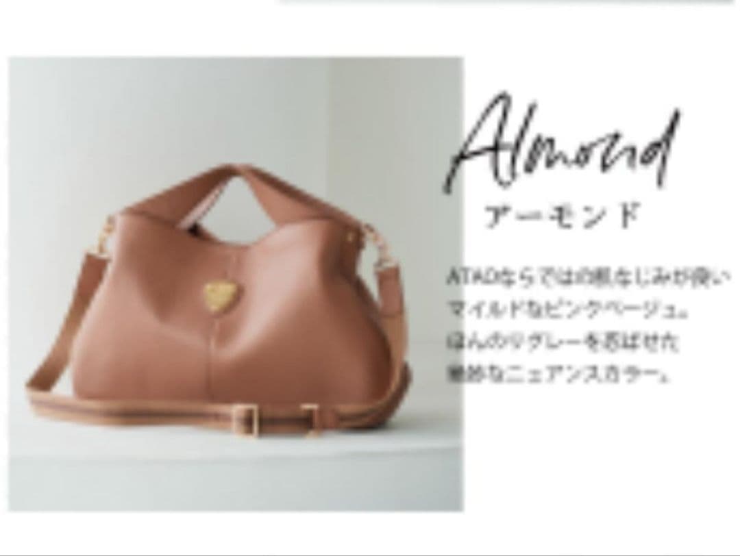 【良品】ATAO　❤️elvy+(エルヴィプラス)❤️　アーモンド　✳️保存袋無