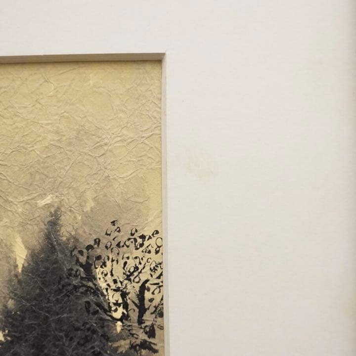 作者不詳 共シール 日本画 和紙 肉筆画 美術 芸術 絵画 アート 風景画